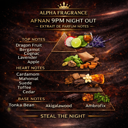 Afnan 9PM Night Out 3.4 Extrait de Parfum